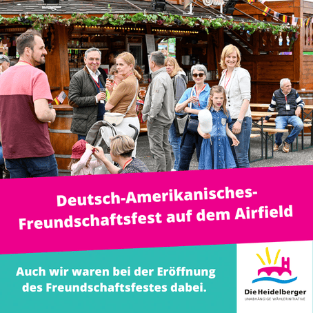 Deutsch-Ameri­ka­ni­sches-Freund­schaftsfest auf dem Airfield