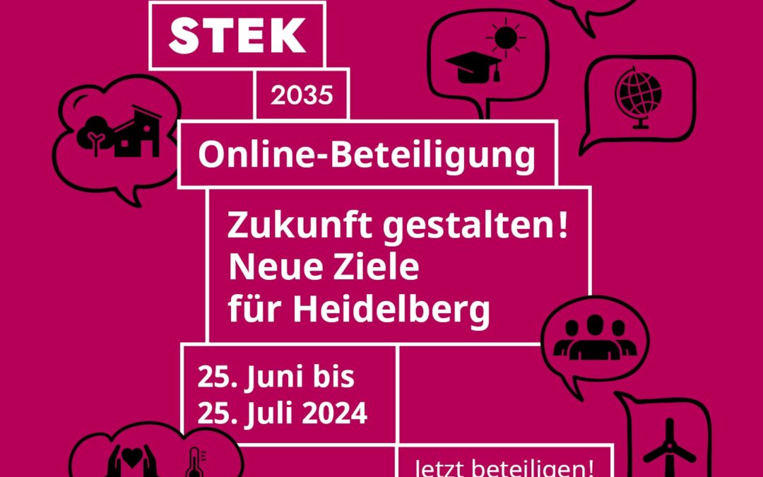 Online-Betei­ligung zum neuen Stadt­ent­wick­lungs­konzept 2035 statt.