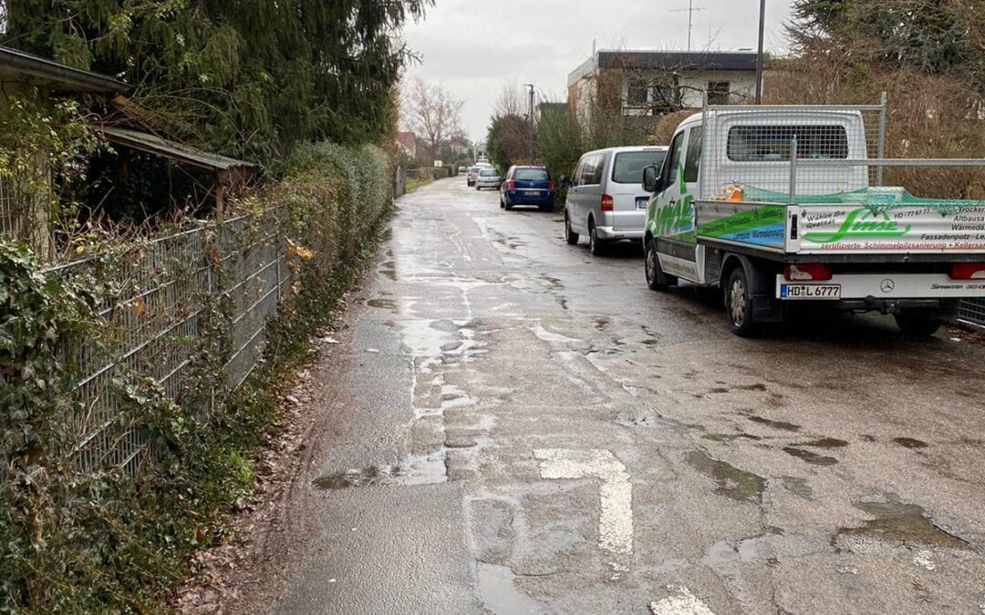 Sanierung der Zeppe­lin­straße / Trübner­straße / Im Weiher und Einrichtung einer Fahrrad­straße