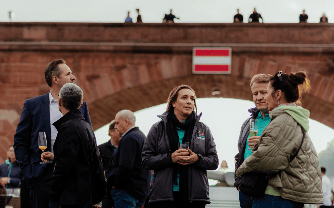 Knapp 200 Heidel­ber­ge­rinnen und Heidel­berger waren mit uns auf dem Boot