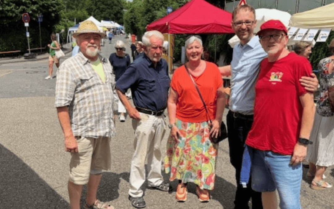 Stadt­teilfest Boxberg — mit unseren Engagierten auf dem Berg