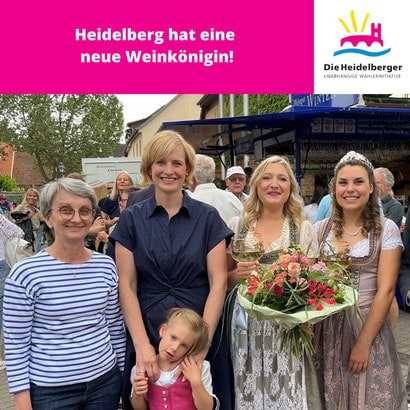 Heidelberg hat eine neue Weinkö­nigin!